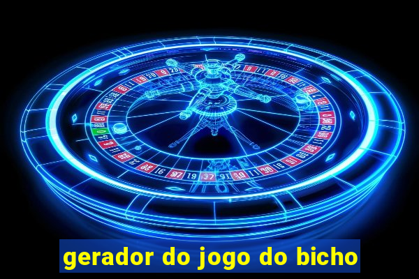 gerador do jogo do bicho